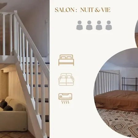 Sunset Atypical With Air Conditioning Nizza